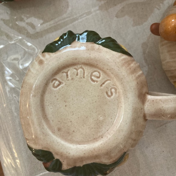 Vintage 1970 Arnels Pottery Mushroom Ceramic Kitchen Set - Picture 7 of 14